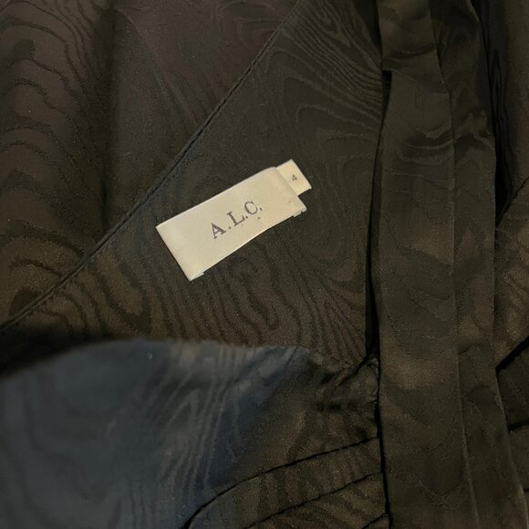 A.L.C. Black One-Shoulder Ruched Jumpsuit – Size 4 $695 - Picture 8 of 11